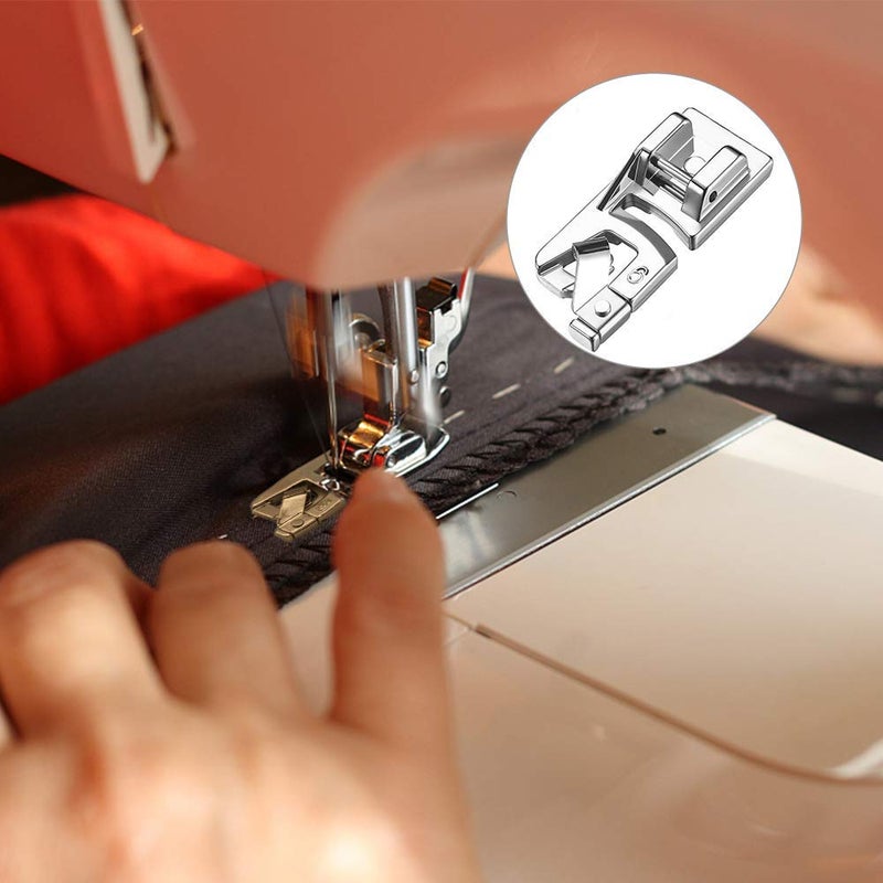 Windman Hemming Foot Kit 6Pcs Hemmer Foot Sewing Machine Presser Foot Hemmer for Brother Singer Janome Low Shank Sewing Machine Use Rolled Hem Presser Foot - Image 5